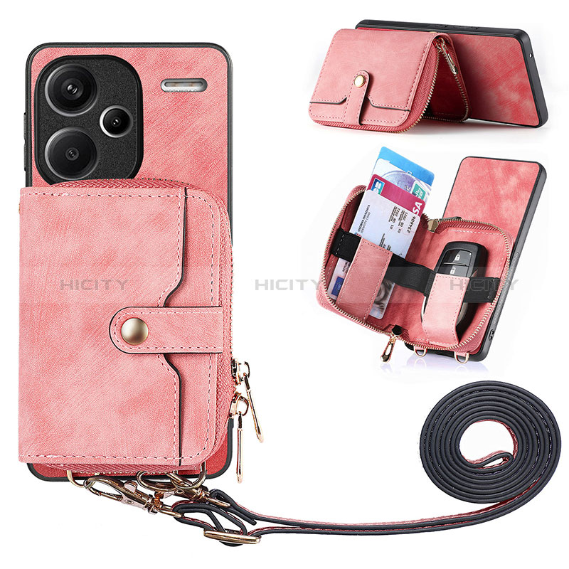 Funda Silicona Goma de Cuero Carcasa SD1 para Xiaomi Redmi Note 13 Pro+ Plus 5G