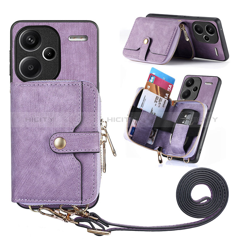 Funda Silicona Goma de Cuero Carcasa SD1 para Xiaomi Redmi Note 13 Pro+ Plus 5G