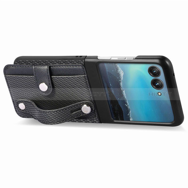 Funda Silicona Goma de Cuero Carcasa SD10 para Motorola Moto Razr 40 Ultra 5G