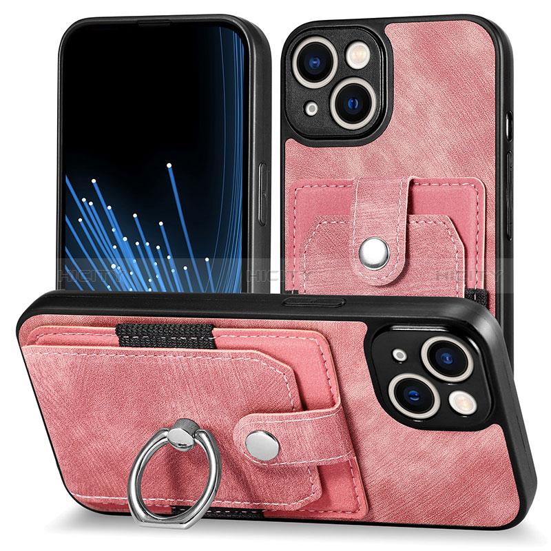 Funda Silicona Goma de Cuero Carcasa SD11 para Apple iPhone 15 Plus