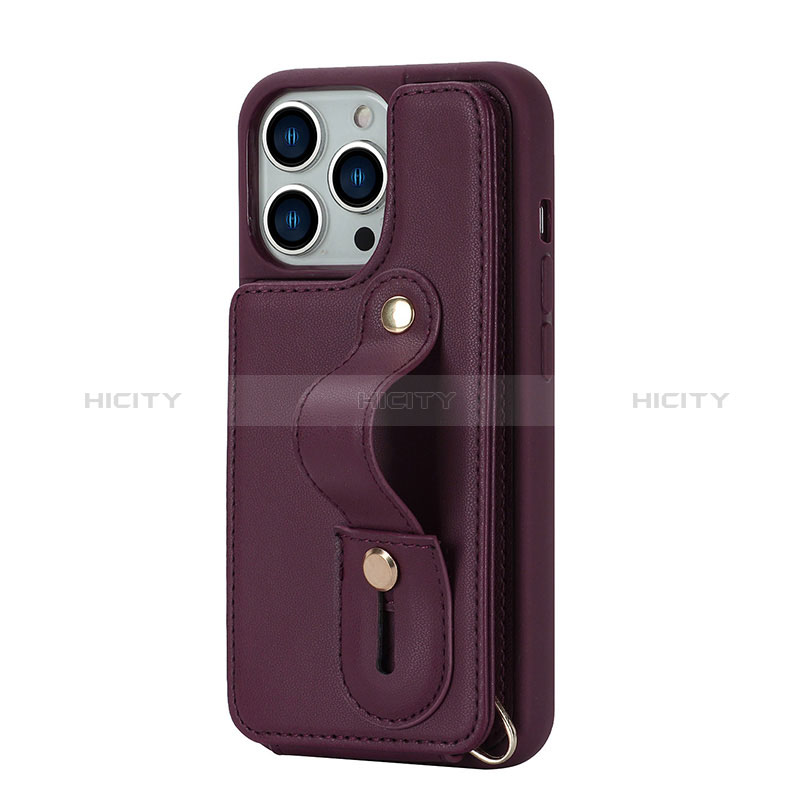 Funda Silicona Goma de Cuero Carcasa SD14 para Apple iPhone 13 Pro