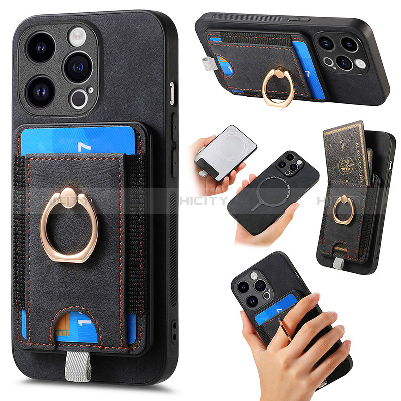 Funda Silicona Goma de Cuero Carcasa SD17 para Apple iPhone 14 Pro Max