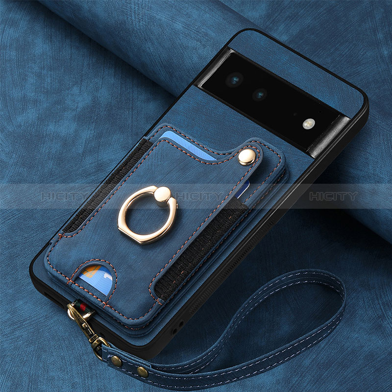 Funda Silicona Goma de Cuero Carcasa SD2 para Google Pixel 6 5G