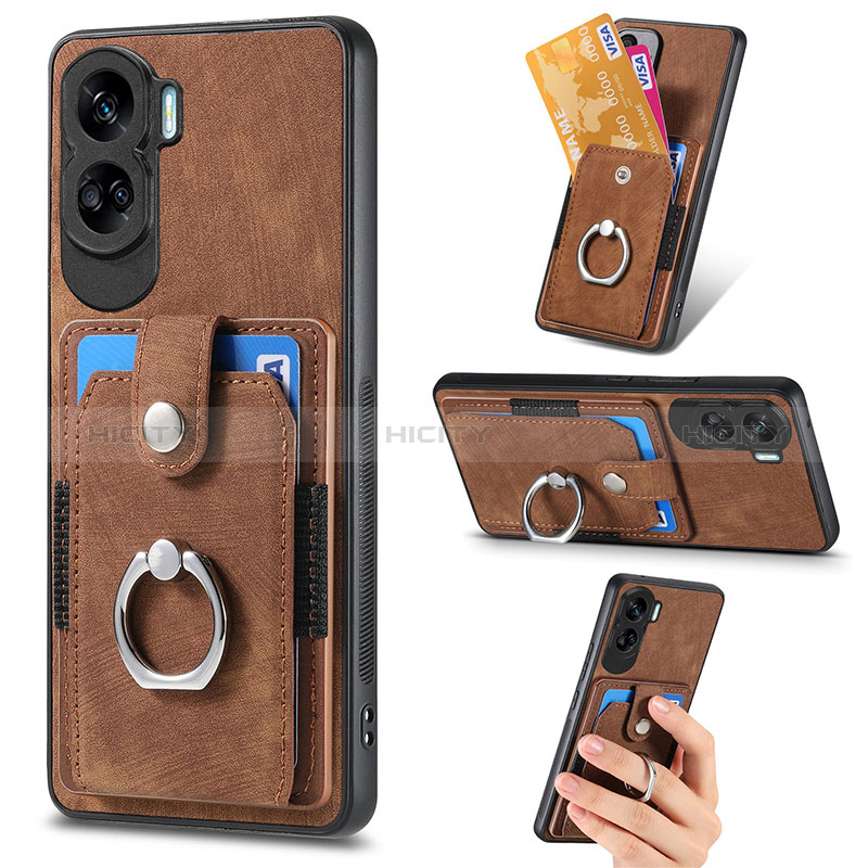 Funda Silicona Goma de Cuero Carcasa SD2 para Huawei Honor 90 Lite 5G