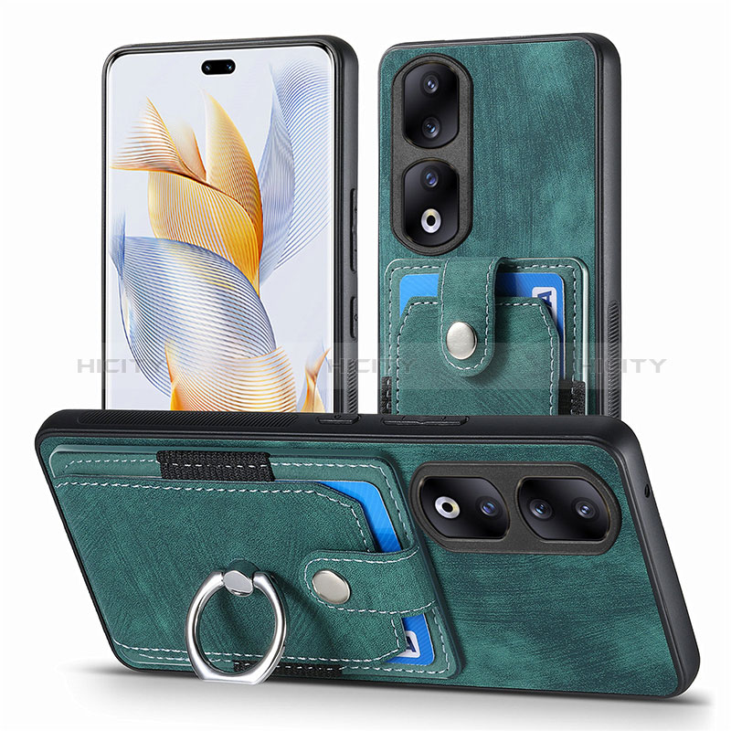 Funda Silicona Goma de Cuero Carcasa SD2 para Huawei Honor 90 Pro 5G Verde