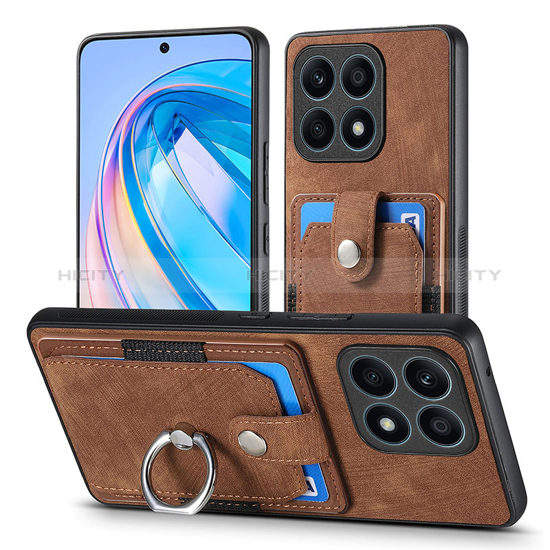 Funda Silicona Goma de Cuero Carcasa SD2 para Huawei Honor X8a 4G