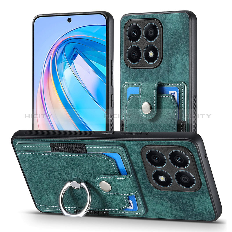 Funda Silicona Goma de Cuero Carcasa SD2 para Huawei Honor X8a 4G