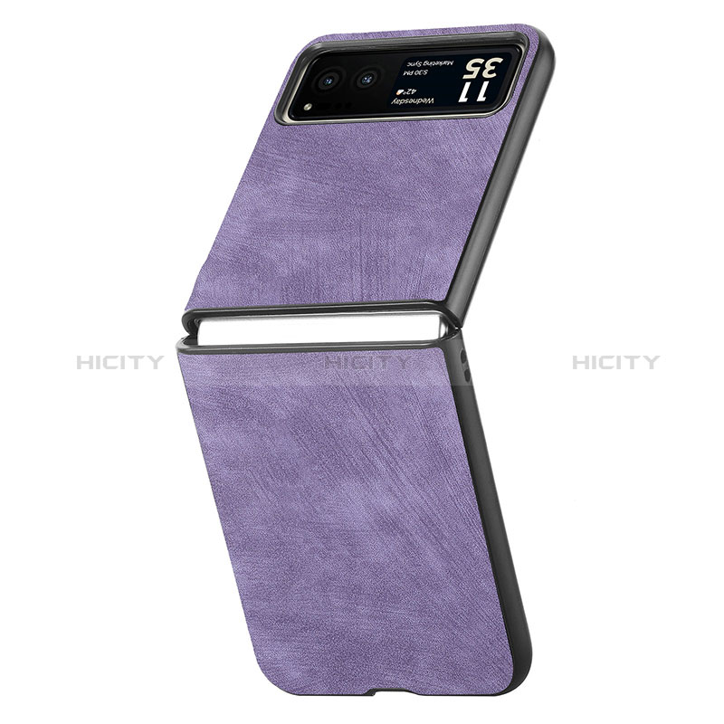 Funda Silicona Goma de Cuero Carcasa SD2 para Motorola Moto Razr 40 5G