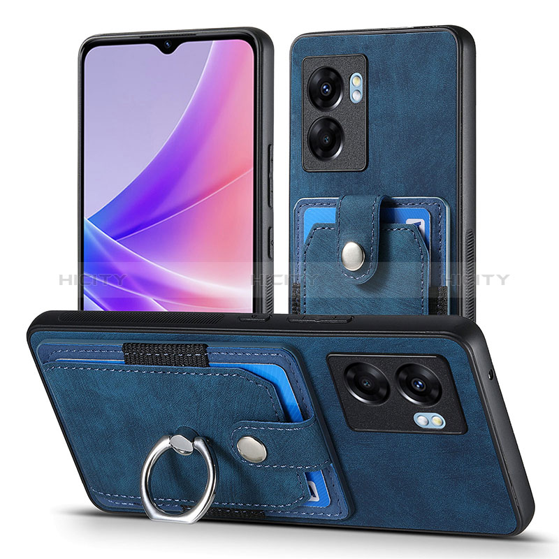 Funda Silicona Goma de Cuero Carcasa SD2 para OnePlus Nord N300 5G Azul