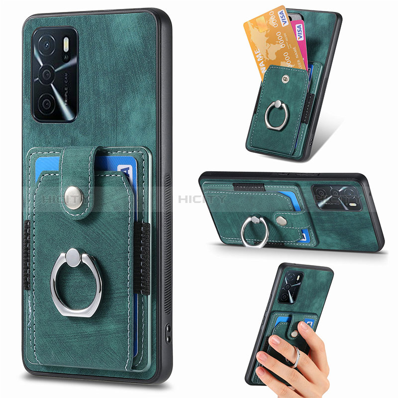 Funda Silicona Goma de Cuero Carcasa SD2 para Oppo A16