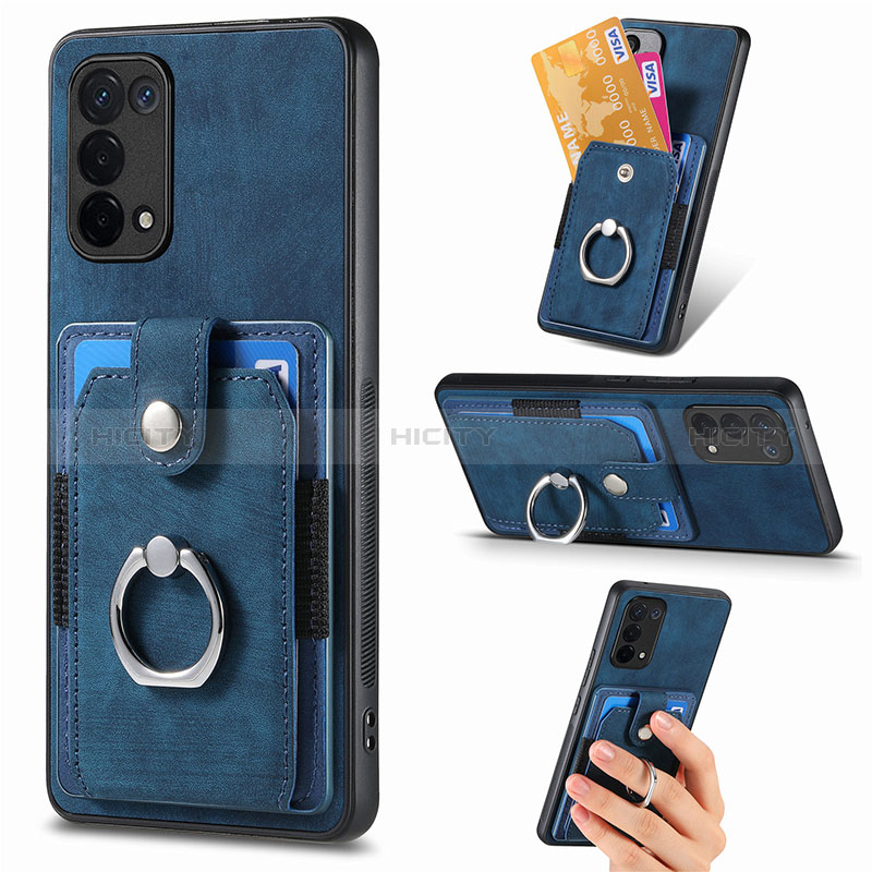 Funda Silicona Goma de Cuero Carcasa SD2 para Oppo A54 5G