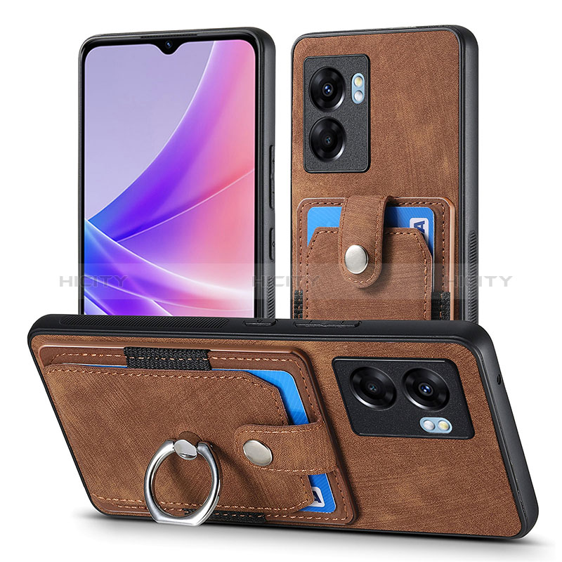 Funda Silicona Goma de Cuero Carcasa SD2 para Oppo A77 5G