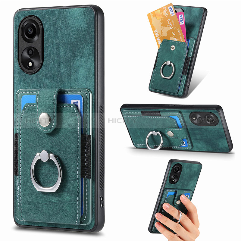 Funda Silicona Goma de Cuero Carcasa SD2 para Oppo A78 4G