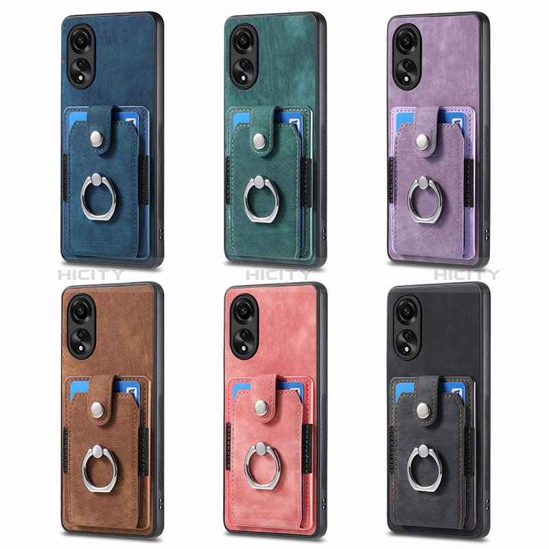 Funda Silicona Goma de Cuero Carcasa SD2 para Oppo A78 4G