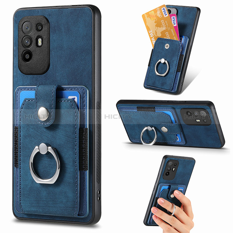 Funda Silicona Goma de Cuero Carcasa SD2 para Oppo A95 5G