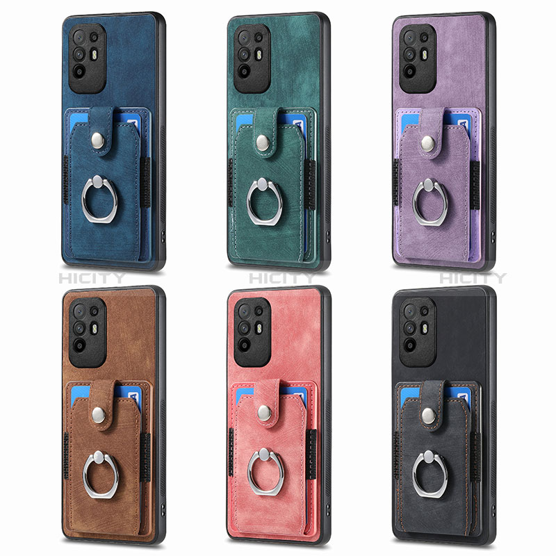 Funda Silicona Goma de Cuero Carcasa SD2 para Oppo A95 5G