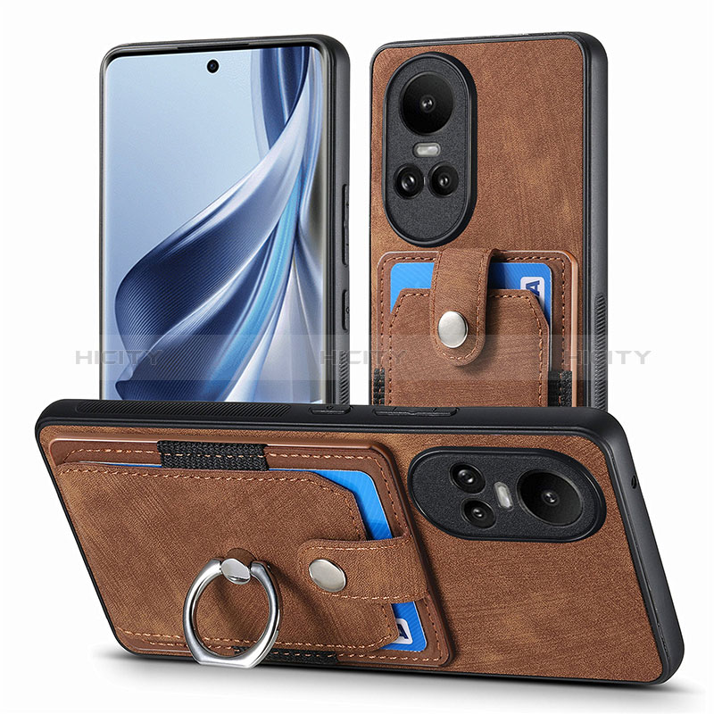 Funda Silicona Goma de Cuero Carcasa SD2 para Oppo Reno10 5G