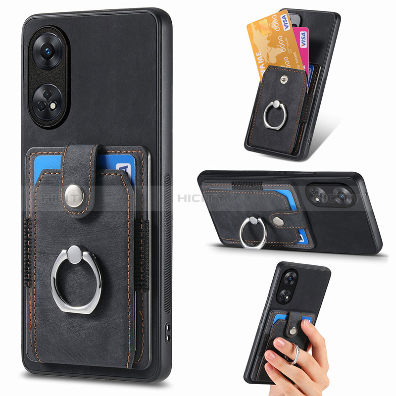 Funda Silicona Goma de Cuero Carcasa SD2 para Oppo Reno8 T 4G