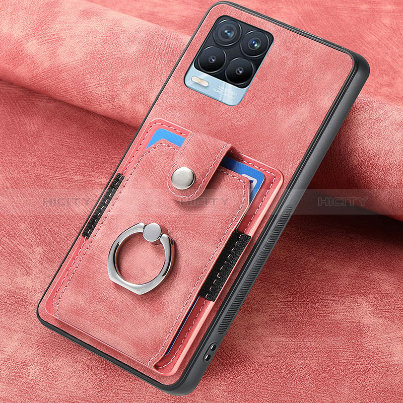 Funda Silicona Goma de Cuero Carcasa SD2 para Realme 8 4G Rosa