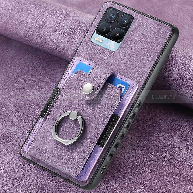 Funda Silicona Goma de Cuero Carcasa SD2 para Realme 8 Pro Purpura Claro