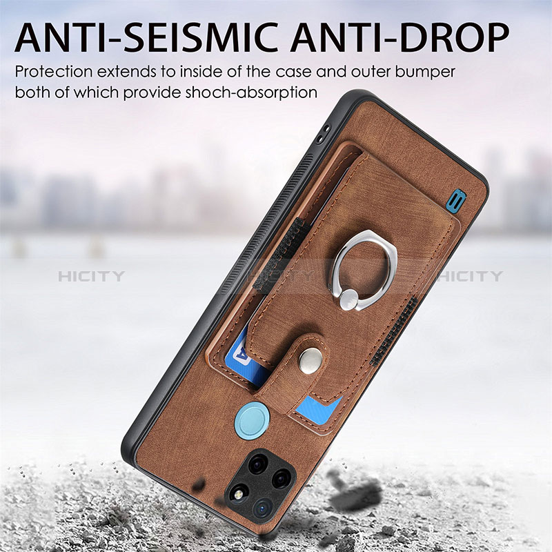 Funda Silicona Goma de Cuero Carcasa SD2 para Realme C21Y