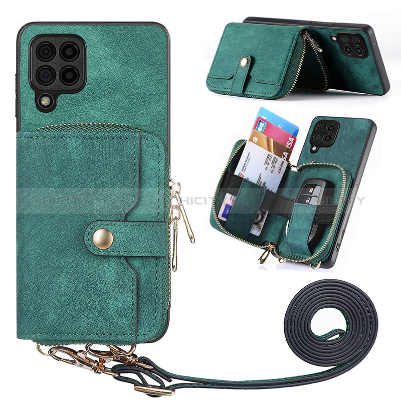 Funda Silicona Goma de Cuero Carcasa SD2 para Samsung Galaxy A12