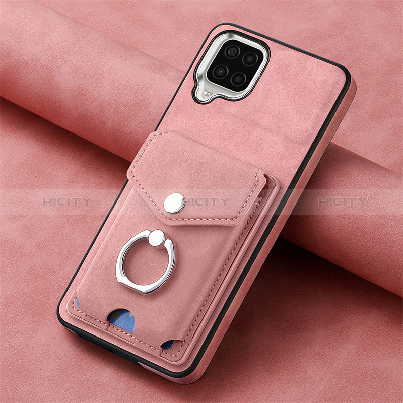 Funda Silicona Goma de Cuero Carcasa SD3 para Samsung Galaxy A12 Nacho Rosa