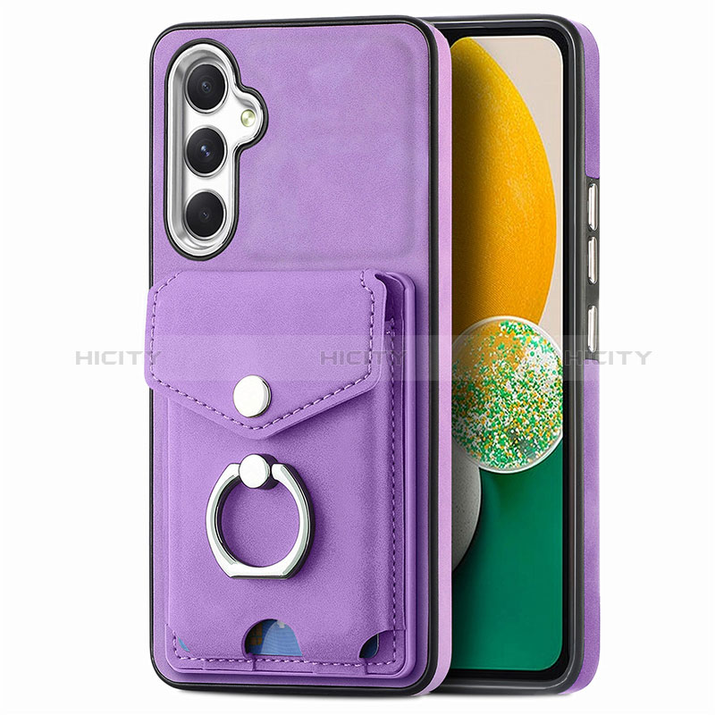 Funda Silicona Goma de Cuero Carcasa SD3 para Samsung Galaxy A13 5G Morado