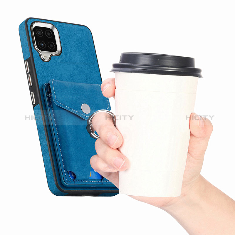 Funda Silicona Goma de Cuero Carcasa SD3 para Samsung Galaxy A22 4G