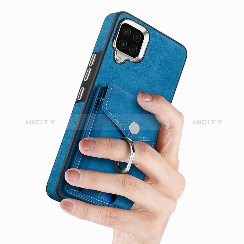 Funda Silicona Goma de Cuero Carcasa SD3 para Samsung Galaxy A22 4G