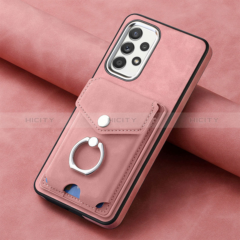 Funda Silicona Goma de Cuero Carcasa SD3 para Samsung Galaxy A23 4G Rosa