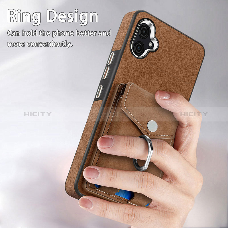 Funda Silicona Goma de Cuero Carcasa SD3 para Samsung Galaxy F04