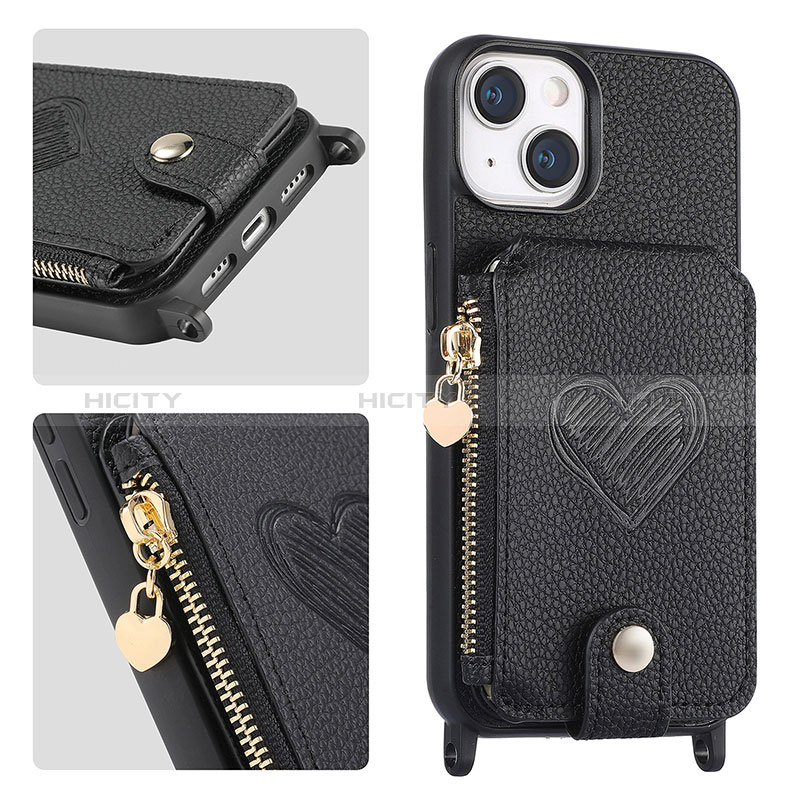 Funda Silicona Goma de Cuero Carcasa SD4 para Apple iPhone 13