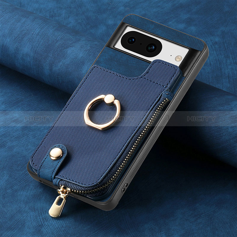 Funda Silicona Goma de Cuero Carcasa SD4 para Google Pixel 8 5G Azul