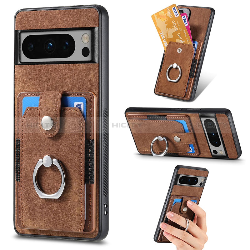 Funda Silicona Goma de Cuero Carcasa SD4 para Google Pixel 8 Pro 5G