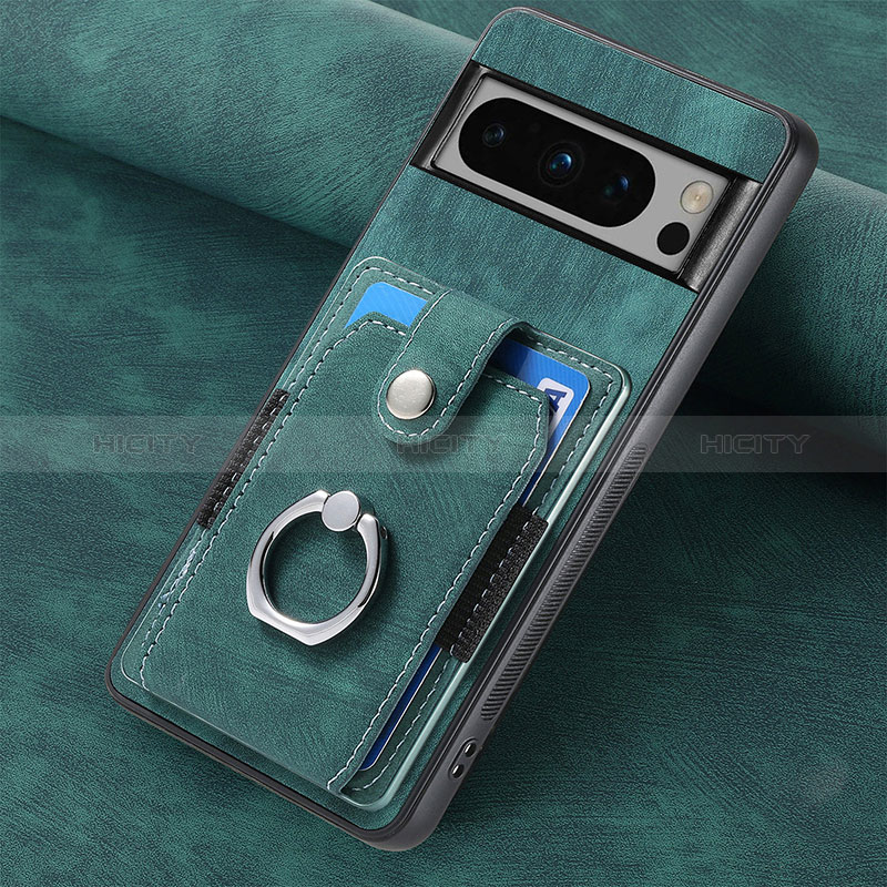 Funda Silicona Goma de Cuero Carcasa SD4 para Google Pixel 8 Pro 5G Verde