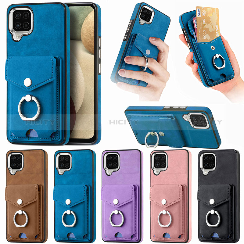 Funda Silicona Goma de Cuero Carcasa SD4 para Samsung Galaxy A12