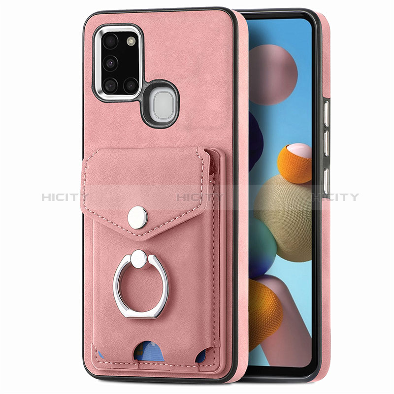 Funda Silicona Goma de Cuero Carcasa SD4 para Samsung Galaxy A21s