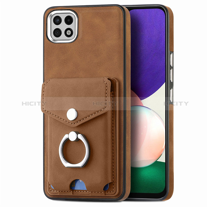 Funda Silicona Goma de Cuero Carcasa SD4 para Samsung Galaxy A22 5G