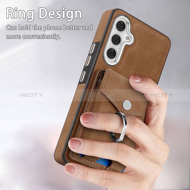 Funda Silicona Goma de Cuero Carcasa SD4 para Samsung Galaxy M44 5G