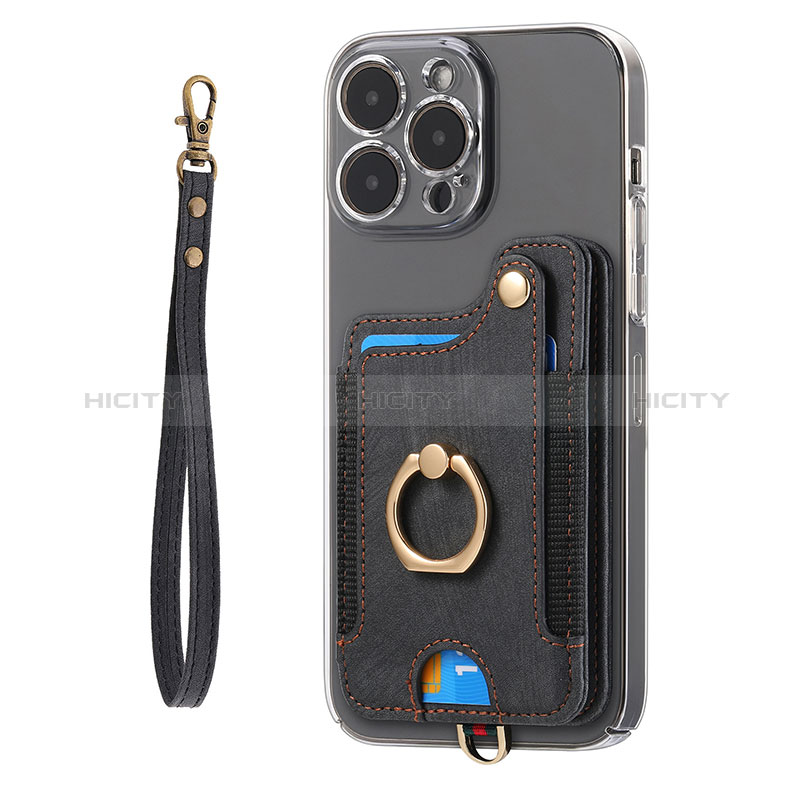 Funda Silicona Goma de Cuero Carcasa SD5 para Apple iPhone 15 Pro