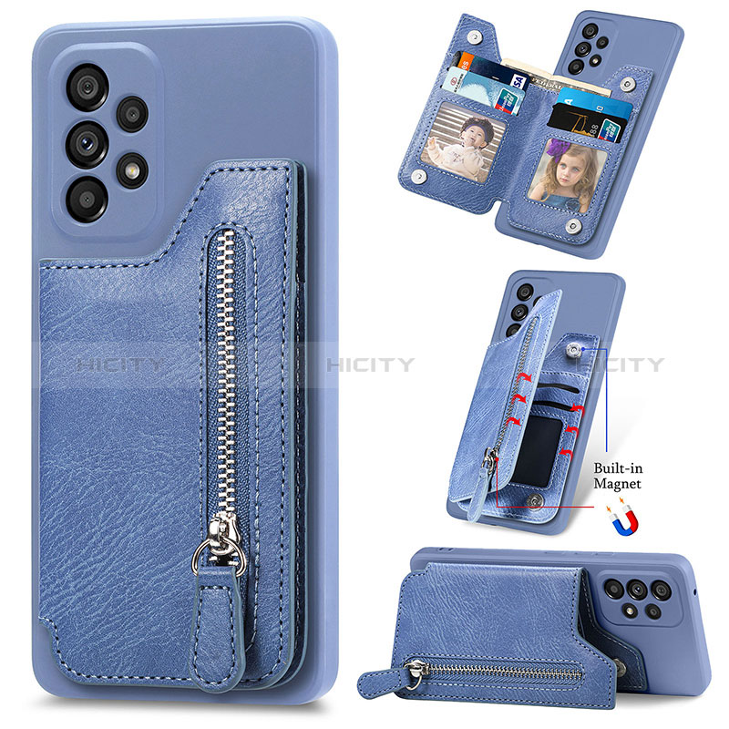 Funda Silicona Goma de Cuero Carcasa SD5 para Samsung Galaxy A23 5G