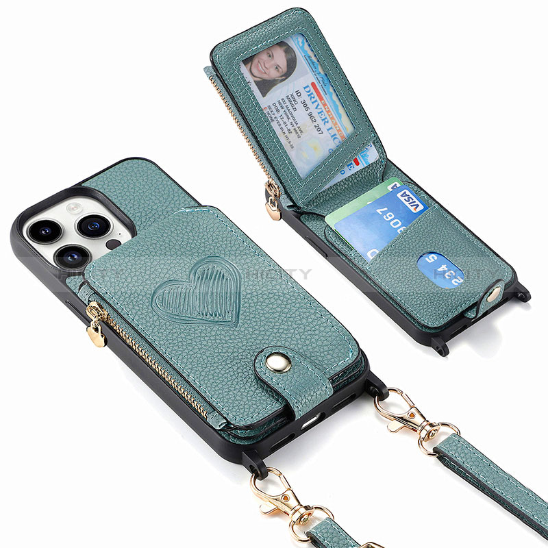 Funda Silicona Goma de Cuero Carcasa SD6 para Apple iPhone 13 Pro