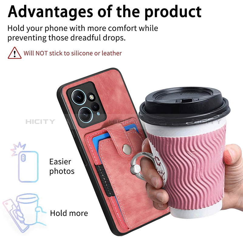 Funda Silicona Goma de Cuero Carcasa SD6 para Xiaomi Redmi Note 12 4G