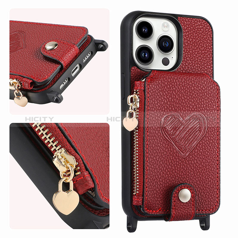 Funda Silicona Goma de Cuero Carcasa SD7 para Apple iPhone 13 Pro Max