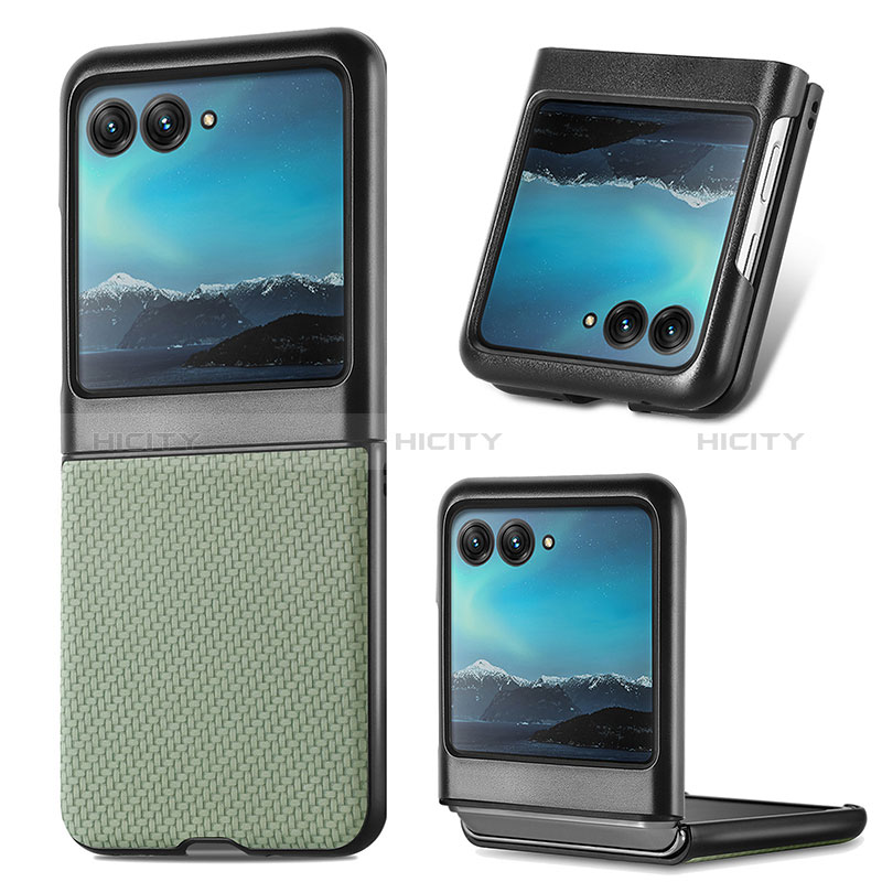 Funda Silicona Goma de Cuero Carcasa SD7 para Motorola Moto Razr 40 Ultra 5G