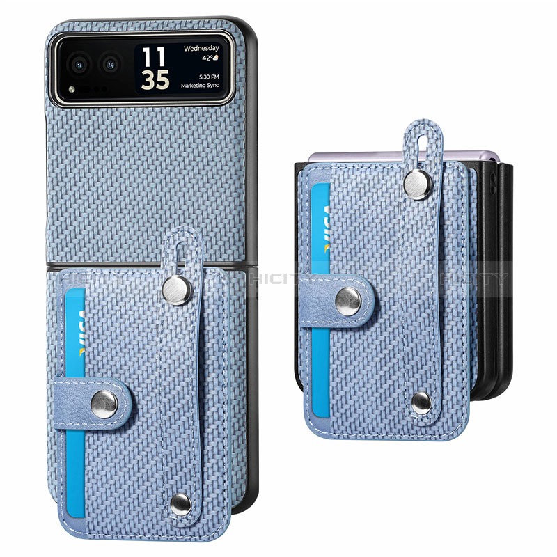 Funda Silicona Goma de Cuero Carcasa SD9 para Motorola Moto Razr 40 5G