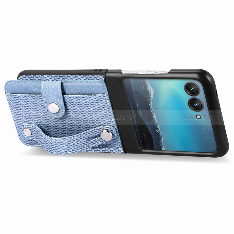 Funda Silicona Goma de Cuero Carcasa SD9 para Motorola Moto Razr 40 Ultra 5G