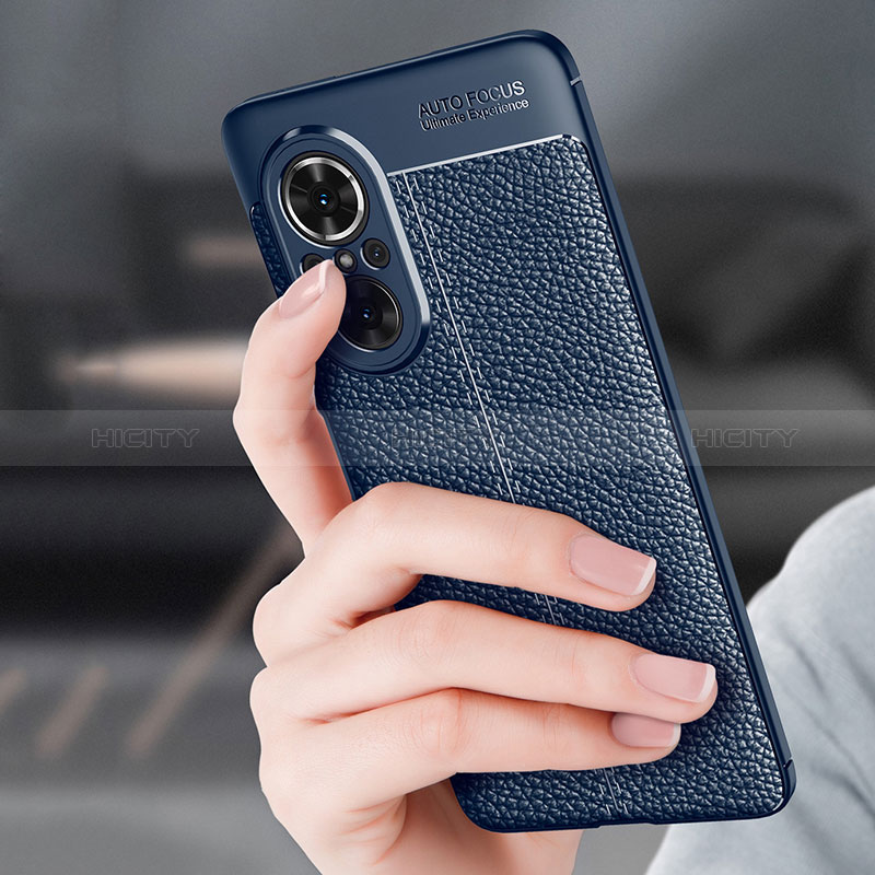 Funda Silicona Goma de Cuero Carcasa WL1 para Huawei Nova 9 SE