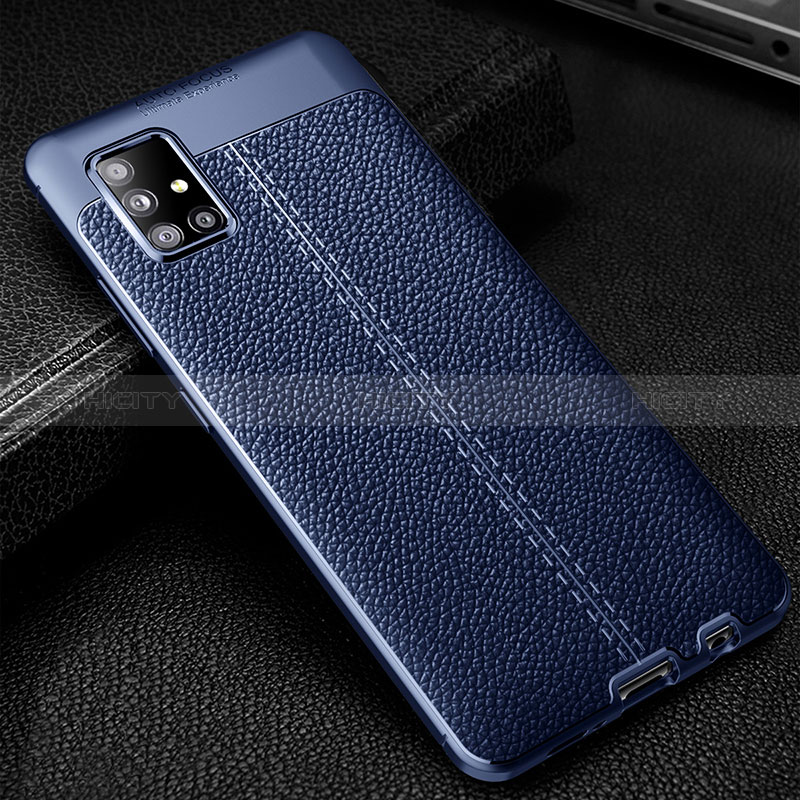 Funda Silicona Goma de Cuero Carcasa WL1 para Samsung Galaxy A51 5G